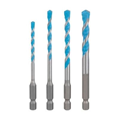 Bosch 4x EXPERT HEX-9 Multi Construction boorset voor Beton, Zachte keramische tegels, Ø 4,00, 5,00, 6,00, 8,00 mm, Professional Accessoires Klopboormachine Bosch 4x EXPERT HEX-9 Multi Construction boorset voor Beton, Zachte keramische tegels, Ø 4,00, 5,00, 6,00, 8,00 mm, Professional Accessoires Klopboormachine