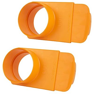 POWERTEC 70295-P2 4-inch geïntegreerde Blast Gate klomp bestendig, anti-spleet taps toelopende ABS kunststof fitting voor stofopvangsystemen, 2PK POWERTEC 70295-P2 4-inch geïntegreerde Blast Gate klomp bestendig, anti-spleet taps toelopende ABS kunststof fitting voor stofopvangsystemen, 2PK