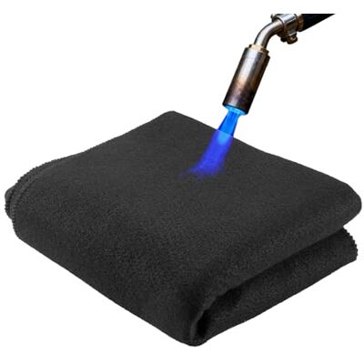 VEVOR Koolstof Vilt Lassen Deken, 40 "x 40" Vlamvertragende Lasdeken, Tot 2000 °F Hittebestendige Veiligheid Bescherming Deken, 3,5 mm Verdikte Koolstofvezel Brandwerende Isolatie Mat Pad VEVOR Koolstof Vilt Lassen Deken, 40 "x 40" Vlamvertragende Lasdeken, Tot 2000 °F Hittebestendige Veiligheid Bescherming Deken, 3,5 mm Verdikte Koolstofvezel Brandwerende Isolatie Mat Pad
