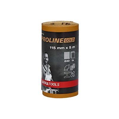 Agera Tools Proline Gold schuurpapier rol mini 115MM x 5M korrel 240 Agera Tools Proline Gold schuurpapier rol mini 115MM x 5M korrel 240