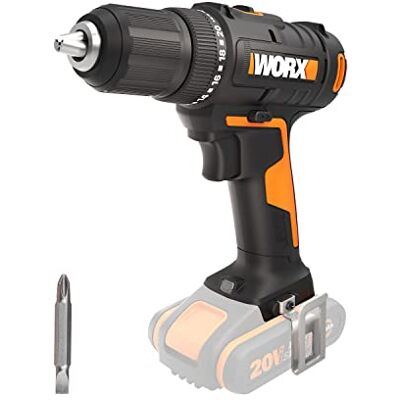 WORX WX108.9 Accuboormachine - Variabele snelheid, 20V, 13mm kloppas WORX WX108.9 Accuboormachine - Variabele snelheid, 20V, 13mm kloppas