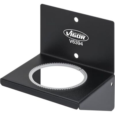Vigor V6394 Slagmoersleutelhouder, geschikt voor alle werkplaatswagens met vier draadbussen, met kunststof randbescherming, veilig opbergen direct op de werkplaatswagen'. Vigor V6394 Slagmoersleutelhouder, geschikt voor alle werkplaatswagens met vier draadbussen, met kunststof randbescherming, veilig opbergen direct op de werkplaatswagen'.