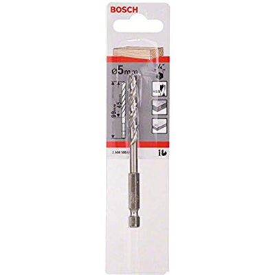 Bosch Pro houtspiraalboor met 1/4- zeskantige schacht HSS (Ø 2 mm) Durchmesser: 5/Gesamtlänge in mm: 99 Bosch Pro houtspiraalboor met 1/4- zeskantige schacht HSS (Ø 2 mm) Durchmesser: 5/Gesamtlänge in mm: 99
