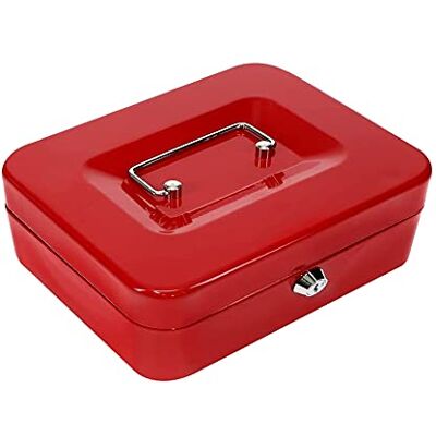 Kippen 10033R3 geldcassette rood, afmetingen: 250 x 180 x 90 mm Kippen 10033R3 geldcassette rood, afmetingen: 250 x 180 x 90 mm