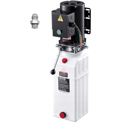 VEVOR Hydraulische pomp CA220-240 V, 2,2 kW, 10 kwart voor kiepaanhanger Voor het optillen van auto's, maximale ontlastingsdruk van 22 MPa, debiet 6,3 l/min, 3400 rpm, verticale installatie VEVOR Hydraulische pomp CA220-240 V, 2,2 kW, 10 kwart voor kiepaanhanger Voor het optillen van auto's, maximale ontlastingsdruk van 22 MPa, debiet 6,3 l/min, 3400 rpm, verticale installatie