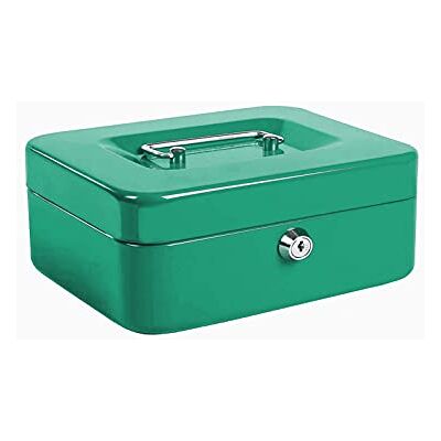 KIPPEN 10033V2 - Veiligheidsspaarbox - Groen - 200x160x90 mm KIPPEN 10033V2 - Veiligheidsspaarbox - Groen - 200x160x90 mm