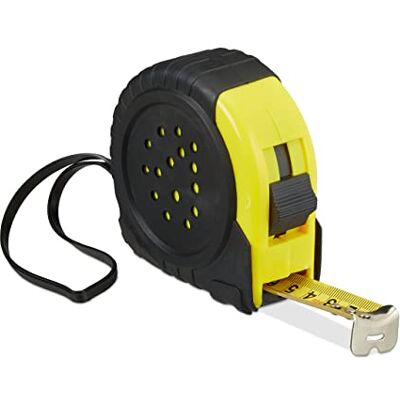 RELAXDAYS - Flessometro 10 m - Nero/Giallo - Metallo - Measuring tape RELAXDAYS - Flessometro 10 m - Nero/Giallo - Metallo - Measuring tape