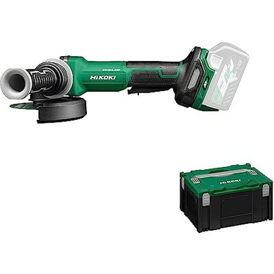 HIKOKI Akku Winkelschleifer G3613DVF, Schleifscheiben Ø: 125 mm (36V, Leerlaufdrehzahl: 3200-10000 min-1/ mit (AT Modus), Antriebsspindel: M14, Brushless, HSCIII Koffer) OHNE Akku u. Ladegerät. HIKOKI Akku Winkelschleifer G3613DVF, Schleifscheiben Ø: 125 mm (36V, Leerlaufdrehzahl: 3200-10000 min-1/ mit (AT Modus), Antriebsspindel: M14, Brushless, HSCIII Koffer) OHNE Akku u. Ladegerät.