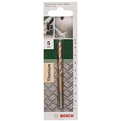 Bosch DIY metaalboor HSS-TiN 5 mm Bosch DIY metaalboor HSS-TiN 5 mm