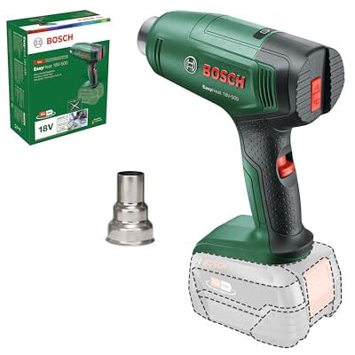 Bosch EasyHeat 18V Warmeluchtpistool - Draagbaar hoogtemperatuur gereedschap Bosch EasyHeat 18V Warmeluchtpistool - Draagbaar hoogtemperatuur gereedschap