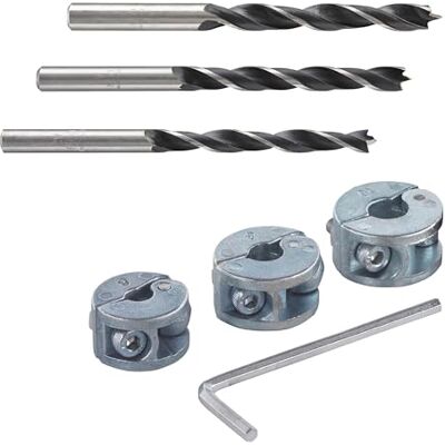Wolfcraft Model 8639000 - Set voor beperkte diepteboring in zacht hout Wolfcraft Model 8639000 - Set voor beperkte diepteboring in zacht hout