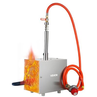 VEVOR Draagbare propaansmeder, 1 brander, 1427 °C, voor het smeden van metaal, gassmeden van roestvrij staal, vierkante vorm, voor smeden en maniscalchi gereedschapsbewerking VEVOR Draagbare propaansmeder, 1 brander, 1427 °C, voor het smeden van metaal, gassmeden van roestvrij staal, vierkante vorm, voor smeden en maniscalchi gereedschapsbewerking