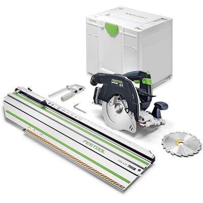 Festool Accu-handcirkelzaag HKC 55 KEB-Basic-FSK 420 – krachtige 18 V cirkelzaag, mobiel zagen, nauwkeurige sneden, kickbackStop Festool Accu-handcirkelzaag HKC 55 KEB-Basic-FSK 420 – krachtige 18 V cirkelzaag, mobiel zagen, nauwkeurige sneden, kickbackStop