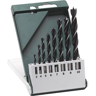 Bosch 8-delige Houtspiraalboorset, 8 stuks Bosch 8-delige Houtspiraalboorset, 8 stuks