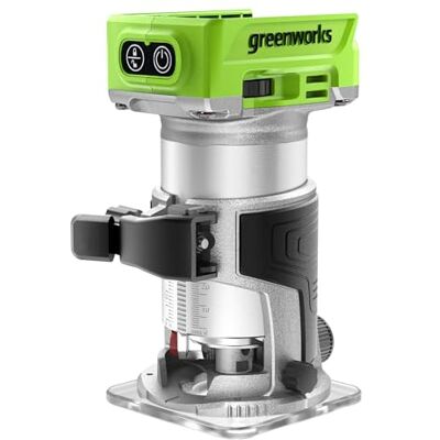 Greenworks 24V borstelloze compacte freesmachine, alleen gereedschap (batterij en lader apart verkrijgbaar) Greenworks 24V borstelloze compacte freesmachine, alleen gereedschap (batterij en lader apart verkrijgbaar)