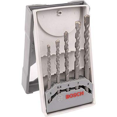 Bosch Professional 5-delige CYL-3 betonborenset Set (voor beton, Ø 5–8 mm, accessoire klopboormachine) Bosch Professional 5-delige CYL-3 betonborenset Set (voor beton, Ø 5–8 mm, accessoire klopboormachine)