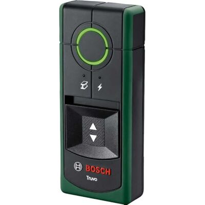 Bosch detectieapparaat Truvo 2e generatie (éénknopsbediening, detecteert stroomvoerende kabels en metaal, wandscanner tot 70 mm, in doos) Bosch detectieapparaat Truvo 2e generatie (éénknopsbediening, detecteert stroomvoerende kabels en metaal, wandscanner tot 70 mm, in doos)