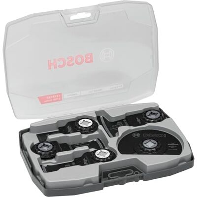 Bosch 7x Wood Zaagbladenset, 7-delig (voor Hardhout, Met kunststof gecoate platen, 210 x 120 mm, Professional Accessoires Multitool) Bosch 7x Wood Zaagbladenset, 7-delig (voor Hardhout, Met kunststof gecoate platen, 210 x 120 mm, Professional Accessoires Multitool)