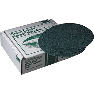 3M Green Corps Hookit Disc, 00516, 6", 36, 25 schijven per karton 3M Green Corps Hookit Disc, 00516, 6", 36, 25 schijven per karton