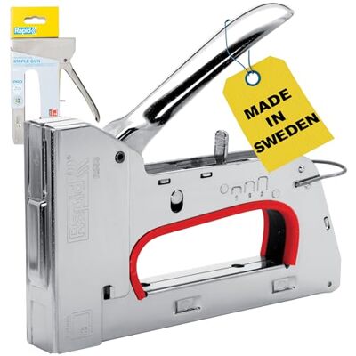 Rapid handtacker PRO R353 voor No. 53 fijndraadnieten 6–14 mm hout, stoffen & textiel; No. 53, 6-14 mm; van staal; 3-standen-slagkrachtregeling; terugslagvrij; ergonomische greep Rapid handtacker PRO R353 voor No. 53 fijndraadnieten 6–14 mm hout, stoffen & textiel; No. 53, 6-14 mm; van staal; 3-standen-slagkrachtregeling; terugslagvrij; ergonomische greep