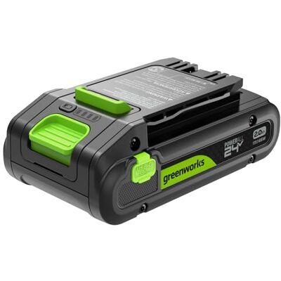 Greenworks 24V 2Ah accu High Power USB-C (Li-Ion 24V 2,0 Ah oplaadbare krachtige accu geschikt voor alle 200+ 24V-apparaten), 2 jaar garantie PA200 Greenworks 24V 2Ah accu High Power USB-C (Li-Ion 24V 2,0 Ah oplaadbare krachtige accu geschikt voor alle 200+ 24V-apparaten), 2 jaar garantie PA200