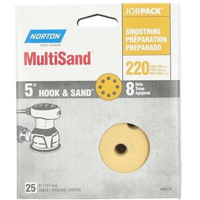 Symantec 49218 5-inch 8 gaten P220 haak en lus schijven, 25-Pack Symantec 49218 5-inch 8 gaten P220 haak en lus schijven, 25-Pack