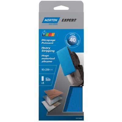 Symantec Set 8 schaatsen niet perfores Expert 93 x 230 mm korrel 40 Symantec Set 8 schaatsen niet perfores Expert 93 x 230 mm korrel 40