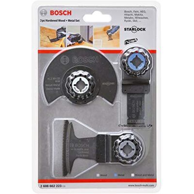 Bosch - Professionele set van 3 zaagbladen voor punt- en segmentatiesnede Starlock Bosch - Professionele set van 3 zaagbladen voor punt- en segmentatiesnede Starlock