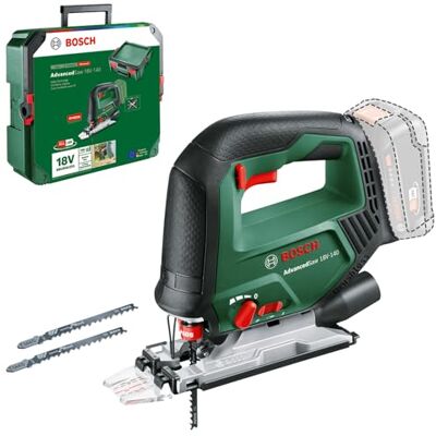 Bosch accudecoupeerzaag AdvancedSaw 18V-140 (pendelfunctie; borstelloze motor; zaagdiepte in hout/staal/aluminium: 140 mm/10 mm/20 mm; 3 x zaagblad; zonder accu & lader; in SystemBox) Amazon Edition Bosch accudecoupeerzaag AdvancedSaw 18V-140 (pendelfunctie; borstelloze motor; zaagdiepte in hout/staal/aluminium: 140 mm/10 mm/20 mm; 3 x zaagblad; zonder accu & lader; in SystemBox) Amazon Edition