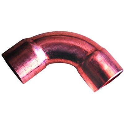 BOUTTE Boutté 3141668 soldeerfitting 90 graden grote radius, koper, binnendraad, Ø 10 BOUTTE Boutté 3141668 soldeerfitting 90 graden grote radius, koper, binnendraad, Ø 10