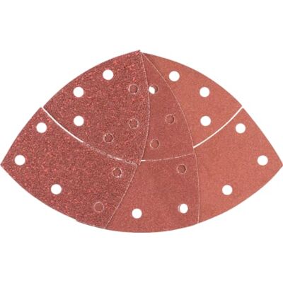 Bosch accessoires 2 609 256 A67 schuurbladen voor multischuurmachine 10-delig, bruin Bosch accessoires 2 609 256 A67 schuurbladen voor multischuurmachine 10-delig, bruin