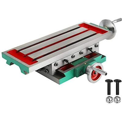 VEVOR Freestafel 17.7 × 6.7 Inch Compound Slide Frezen Tafel Multifunctionele Werktafel Cross Freesmachine Compound 2 Axis 4 Manieren voor Alle Boor Stands Bench Boren Freesmachine VEVOR Freestafel 17.7 × 6.7 Inch Compound Slide Frezen Tafel Multifunctionele Werktafel Cross Freesmachine Compound 2 Axis 4 Manieren voor Alle Boor Stands Bench Boren Freesmachine