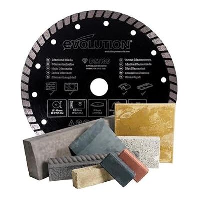 Evolution Power Tools RAGEBLADE185DIAMOND - Diamantzaagblad - 185 x 20mm Evolution Power Tools RAGEBLADE185DIAMOND - Diamantzaagblad - 185 x 20mm