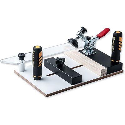 POWERTEC 71765 Rail Coping Sled Geleidingssysteem voor freestafels, precies snijden voor kastdeurverbindingen, ladefronten, mallen, verstelbare klemmen, loodsledetafel, geen uitbarsting van kopshout POWERTEC 71765 Rail Coping Sled Geleidingssysteem voor freestafels, precies snijden voor kastdeurverbindingen, ladefronten, mallen, verstelbare klemmen, loodsledetafel, geen uitbarsting van kopshout