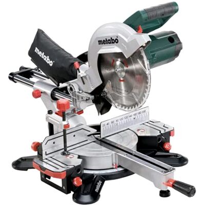 Metabo Afkortzaag KGS 254 M (1450 W, met trekfunctie, max. zaagbreedte 90°/45° 92/47 mm, max. zaagdiepte 90°/45° 305x92 mm, incl. tafelverbreding + zaagblad, laser, led-werklicht) 602540000 Metabo Afkortzaag KGS 254 M (1450 W, met trekfunctie, max. zaagbreedte 90°/45° 92/47 mm, max. zaagdiepte 90°/45° 305x92 mm, incl. tafelverbreding + zaagblad, laser, led-werklicht) 602540000