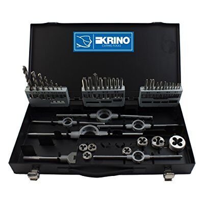 KRINO 17020500 set 43 delen mazen en bloemen HSS M 3÷12, staal KRINO 17020500 set 43 delen mazen en bloemen HSS M 3÷12, staal
