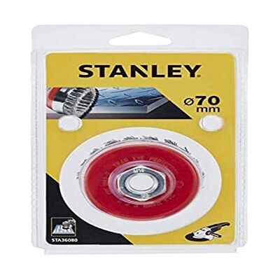 Stanley STA36080-XJ copa Cepillo ø 65 mm. M 14. Hilo anudado. USO en Metal Stanley STA36080-XJ copa Cepillo ø 65 mm. M 14. Hilo anudado. USO en Metal