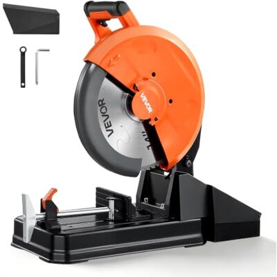 VEVOR Metalen afkortzaag afkortzaag 355 mm doorslijpschijf 3500 W motor Voor het snijden van metaal, instelbare hoek van -45° tot 45°, toerental van 750 tot 1200 omw/min, met spaanopvangbak VEVOR Metalen afkortzaag afkortzaag 355 mm doorslijpschijf 3500 W motor Voor het snijden van metaal, instelbare hoek van -45° tot 45°, toerental van 750 tot 1200 omw/min, met spaanopvangbak
