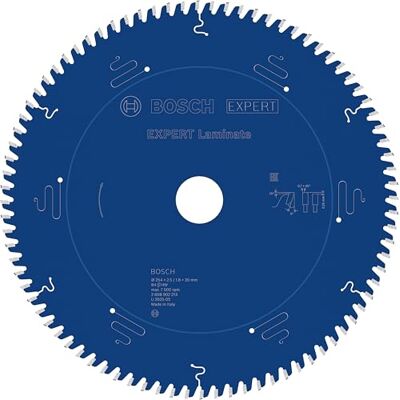 Bosch 1x EXPERT Laminate cirkelzaagblad corded voor verstekzaag voor Laminaat, Ø 254 mm, Professional Accessoires Kap- en verstekcirkelzaag met snoer Bosch 1x EXPERT Laminate cirkelzaagblad corded voor verstekzaag voor Laminaat, Ø 254 mm, Professional Accessoires Kap- en verstekcirkelzaag met snoer