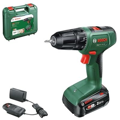 Bosch accuboormachine EasyDrill 18V-38 (1 accu 2,5 Ah; 18 Volt System; in opbergkoffer) Bosch accuboormachine EasyDrill 18V-38 (1 accu 2,5 Ah; 18 Volt System; in opbergkoffer)