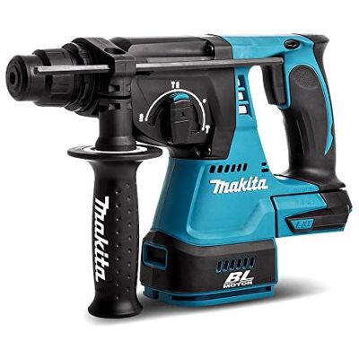 Makita Draadloze Li-ion SDS-Plus DHR242Z, borstelloze 3-modus, boorhamer, alleen behuizing, 24 mm, zwart, blauw Makita Draadloze Li-ion SDS-Plus DHR242Z, borstelloze 3-modus, boorhamer, alleen behuizing, 24 mm, zwart, blauw