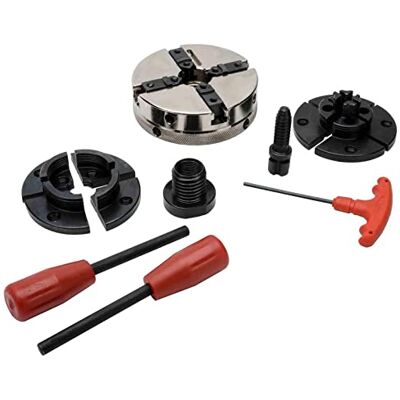 PSI Woodworking CUG3418CC Utility Grip 4-Jaw Draaibank Chuck Systeem PSI Woodworking CUG3418CC Utility Grip 4-Jaw Draaibank Chuck Systeem