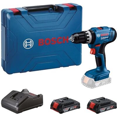 Bosch 18V System accuklopboorschroevendraaier GSB 18V-25 (schroef-Ø max. 10 mm, met 2 x GBA 18V 2.0Ah, 1 x GAL 18V-20, opbergkoffer) Bosch 18V System accuklopboorschroevendraaier GSB 18V-25 (schroef-Ø max. 10 mm, met 2 x GBA 18V 2.0Ah, 1 x GAL 18V-20, opbergkoffer)