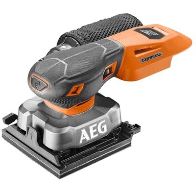 AEG Vlakschuurmachine 18 V SUBCOMPACT BRUSHLESS, 1/4 vel, 7000 tot 12.000 osc/min, klittenband- of klembevestiging (zonder batterij) BFS18SBL-14-0 AEG Vlakschuurmachine 18 V SUBCOMPACT BRUSHLESS, 1/4 vel, 7000 tot 12.000 osc/min, klittenband- of klembevestiging (zonder batterij) BFS18SBL-14-0