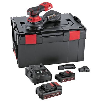 Flex Accu-excentrische schuurmachine ORE 2-125 18-EC/2.5 set (met accu, incl. snellader, slijpschijf-ø 125 mm, multisander met toerentalregeling 18 V) 532083 Flex Accu-excentrische schuurmachine ORE 2-125 18-EC/2.5 set (met accu, incl. snellader, slijpschijf-ø 125 mm, multisander met toerentalregeling 18 V) 532083