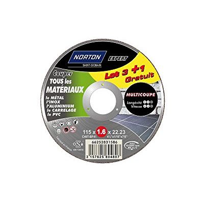 Symantec multi 3 1 slijplichaam gesneden, 115 x 1,6 x 22,2 mm Symantec multi 3 1 slijplichaam gesneden, 115 x 1,6 x 22,2 mm