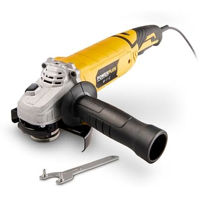 POWERPLUS elektrische haakse slijper POWX0614-1200W slijpmachine slijpschijf 125mm ᴓ, compacte power tool POWERPLUS elektrische haakse slijper POWX0614-1200W slijpmachine slijpschijf 125mm ᴓ, compacte power tool