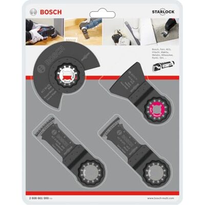 Bosch Professional 4-delige vloer- en installatieset voor multifunctioneel gereedschap (Starlock, accessoire multifunctioneel gereedschap) Bosch Professional 4-delige vloer- en installatieset voor multifunctioneel gereedschap (Starlock, accessoire multifunctioneel gereedschap)