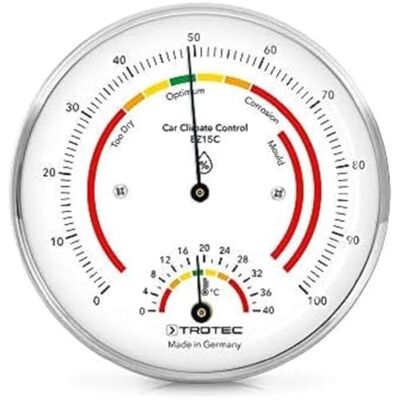 TROTEC BZ15C Thermo-hygrometer de meetnauwkeurigheid van de BZ15C bedraagt ± 3% relatieve vochtigheid binnen een bereik van 20 tot 100% relatieve vochtigheid. TROTEC BZ15C Thermo-hygrometer de meetnauwkeurigheid van de BZ15C bedraagt ± 3% relatieve vochtigheid binnen een bereik van 20 tot 100% relatieve vochtigheid.