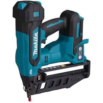 Makita DBN601ZJ 18V Li-ion LXT borstelloze afwerkingsspijkermachine geleverd in een Makpac Case, batterijen en oplader niet inbegrepen Makita DBN601ZJ 18V Li-ion LXT borstelloze afwerkingsspijkermachine geleverd in een Makpac Case, batterijen en oplader niet inbegrepen